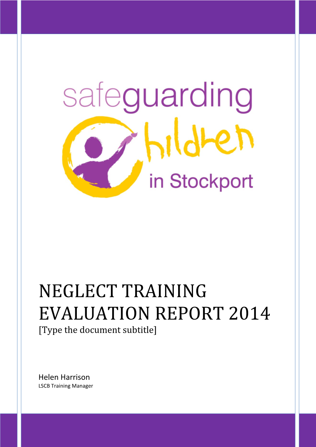 Neglect Training Evaluation Report Sep 2014