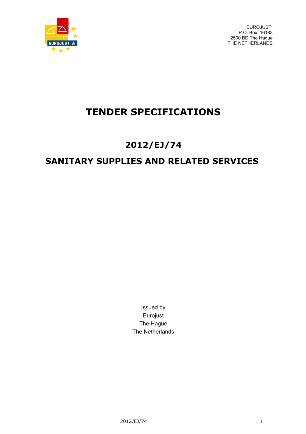 Tender Specifications