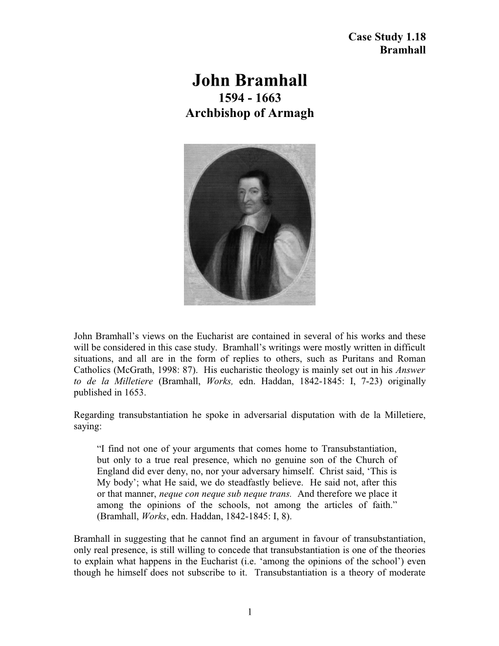 John Bramhall