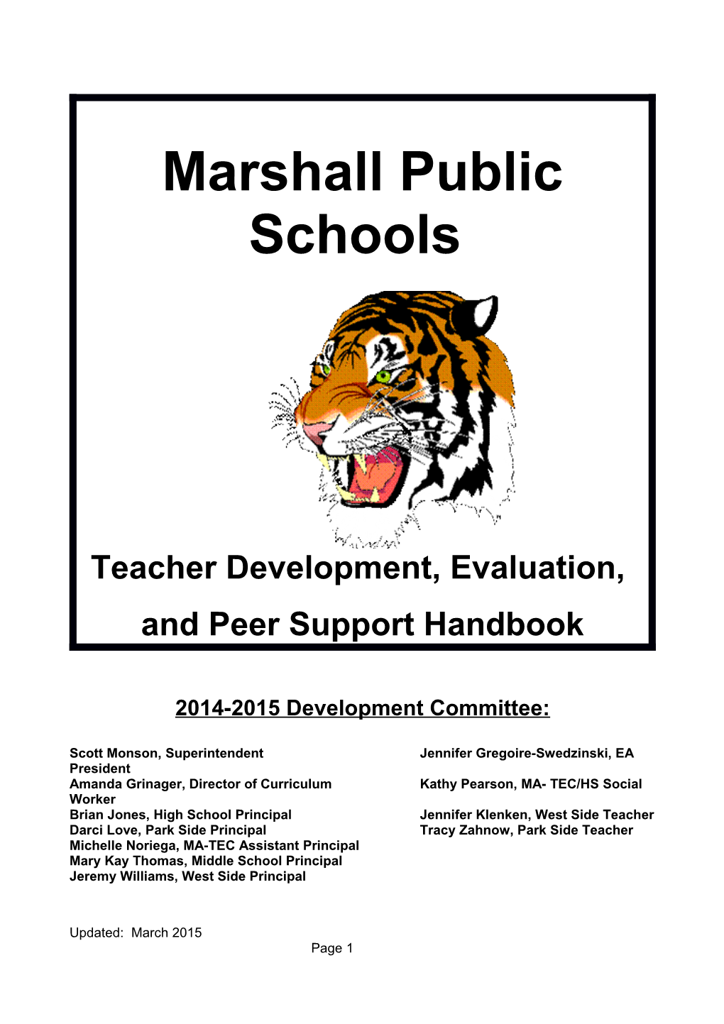 And Peer Support Handbook