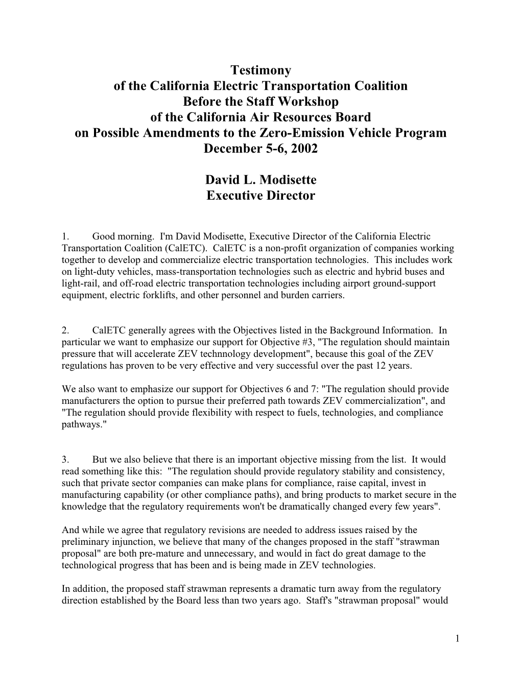 Presentation: 2002-12-05 Cal ETC Testimony at ZEV Workshop