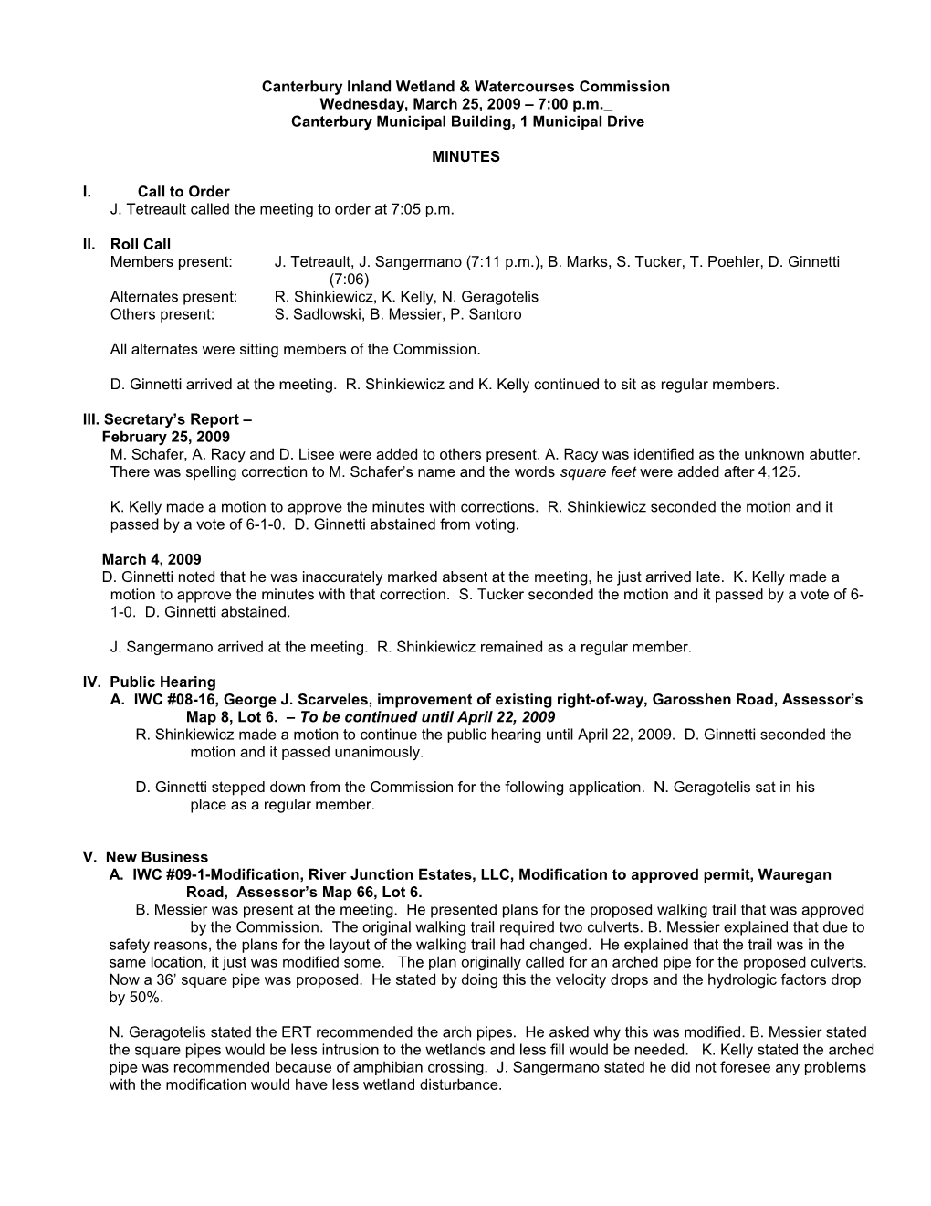 Canterbury Inland Wetland & Watercourses Commission