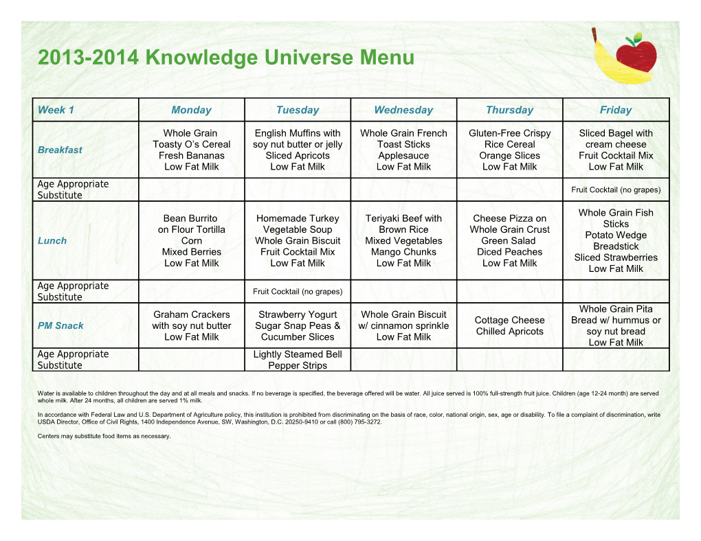 2013-2014 Knowledge Universe Menu s1