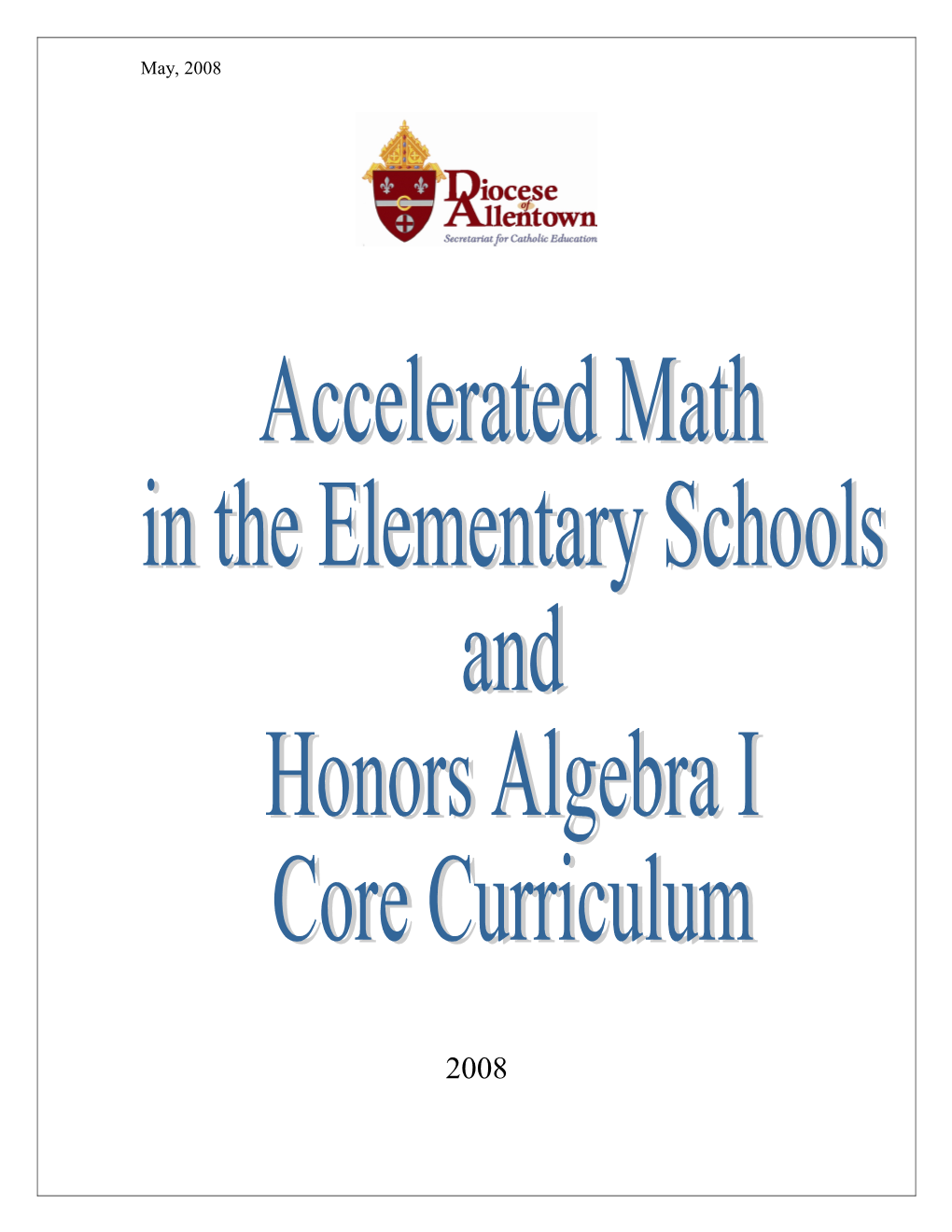 Diocesan Elementary and High School Committee