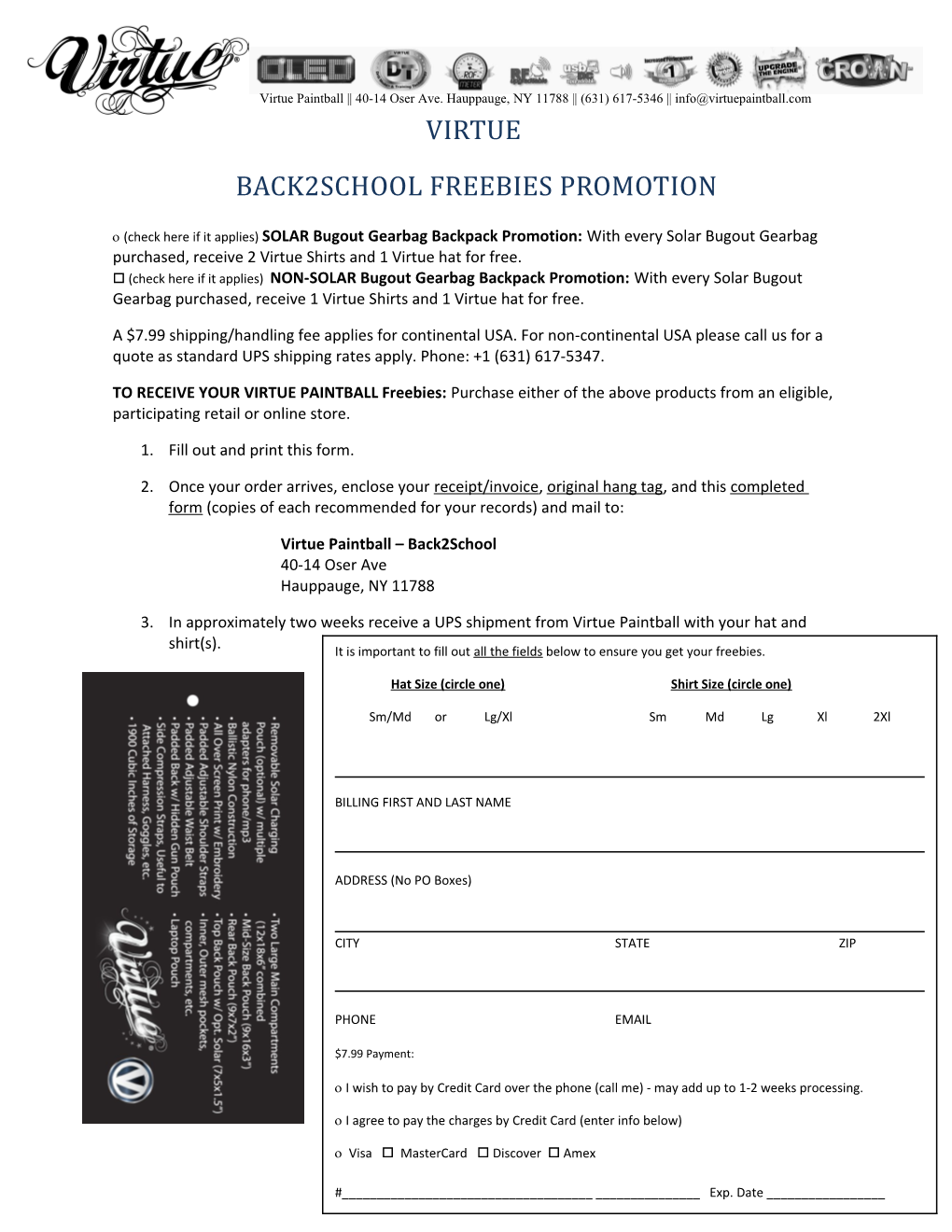 Back2school Freebies Promotion
