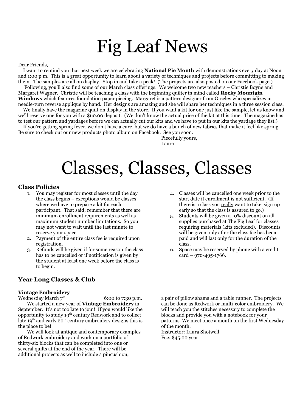 Fig Leaf News