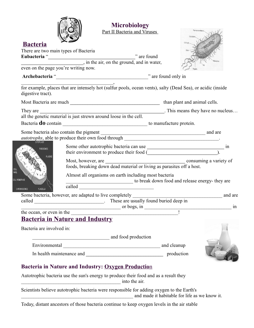 Most Bacteria Are Much ______Than Plant and Animal Cells