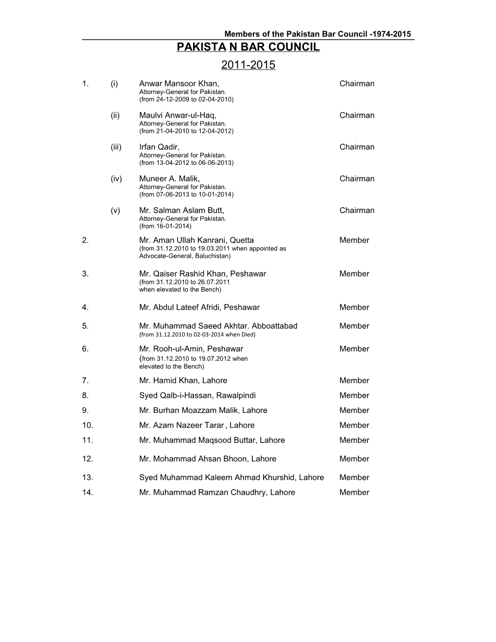 Legal Practitioners & Bar Councils Act, 1973