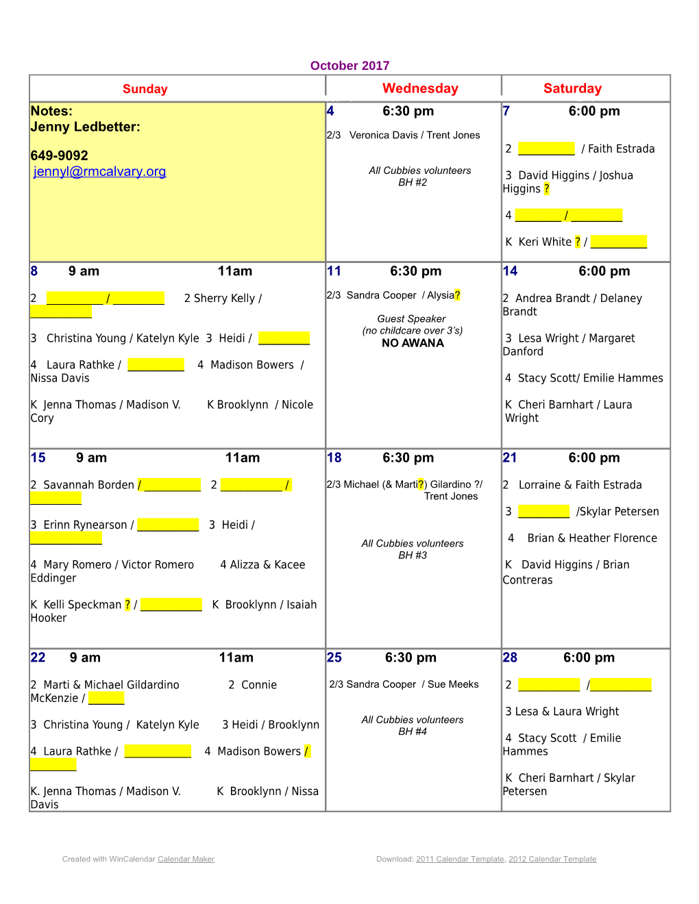 Created with Wincalendar Calendar Maker Download: 2011 Calendar Template, 2012 Calendar Template s1
