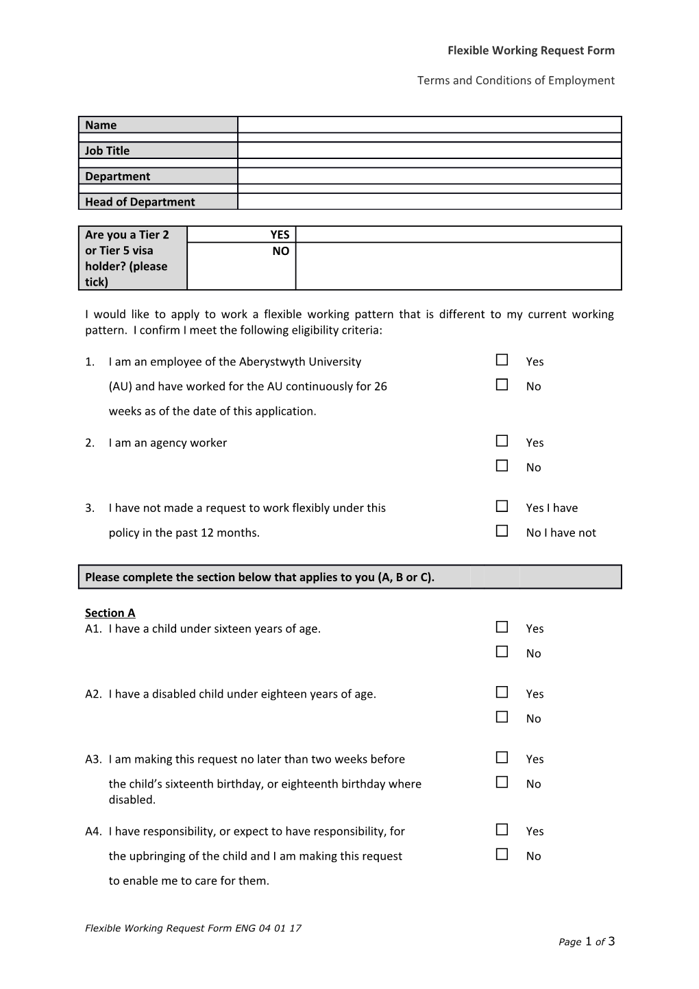 Flexible Working Request Form ENG 04 01 17