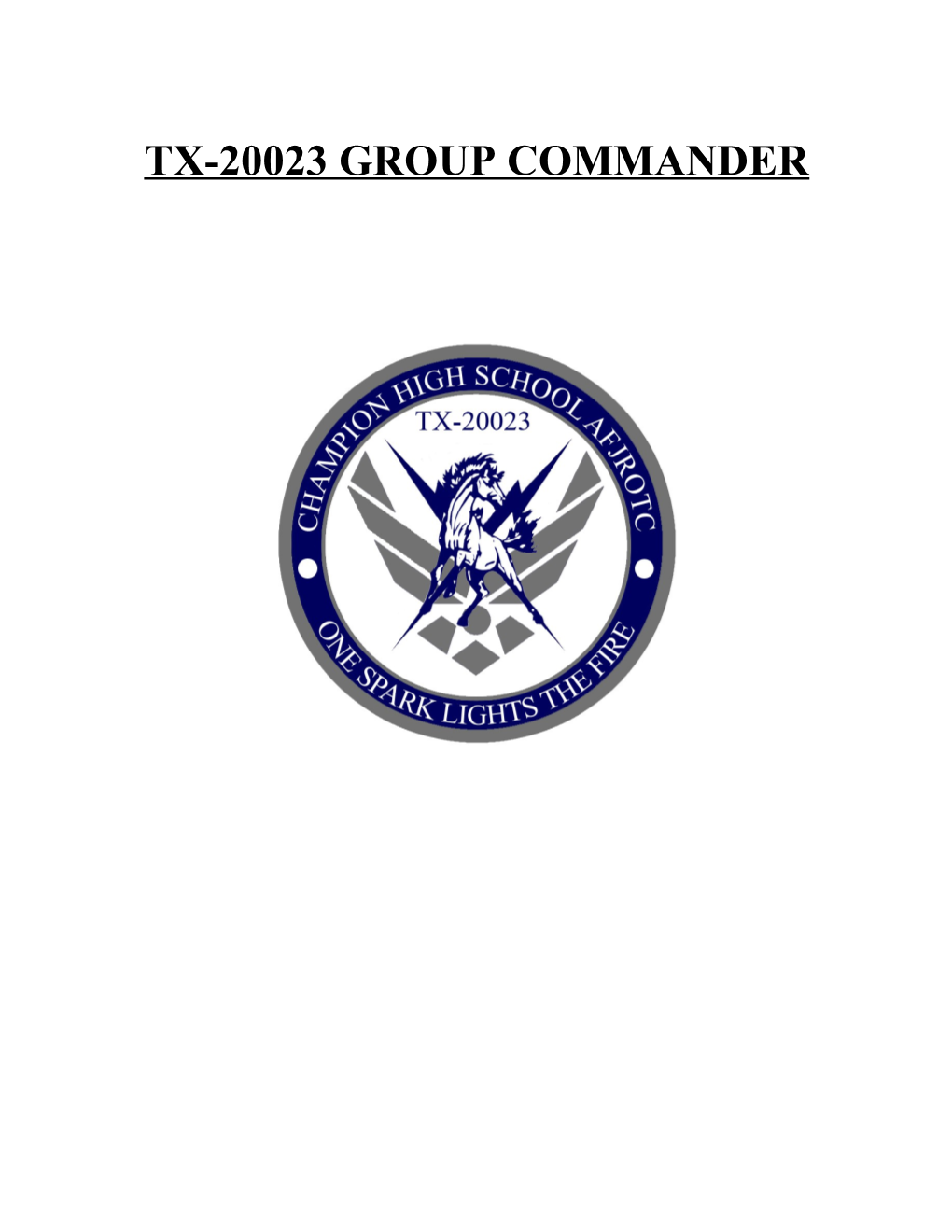 Tx-20023 Group Commander
