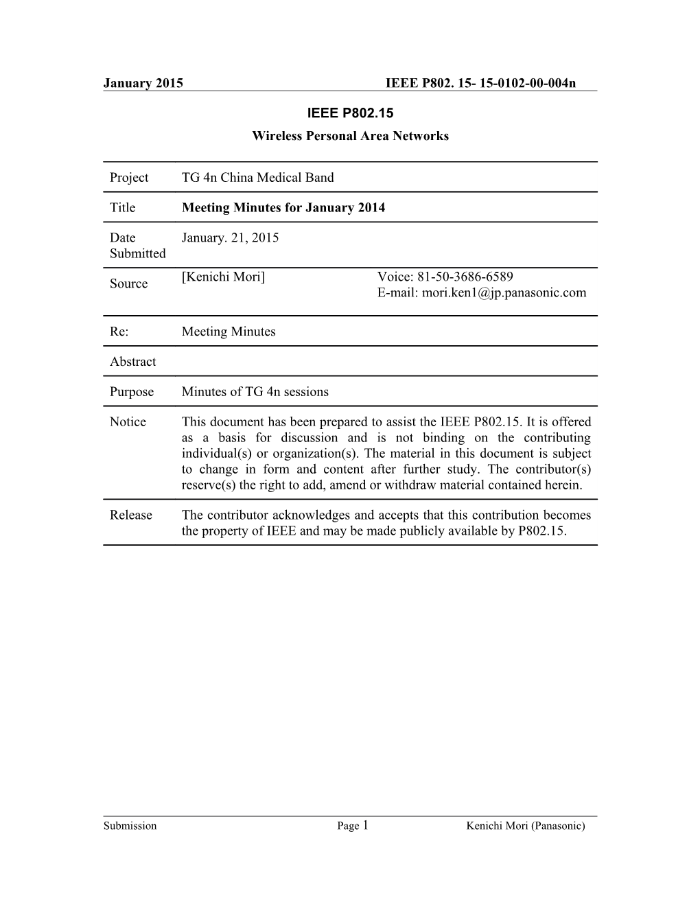 Wireless Personal Area Networks s12