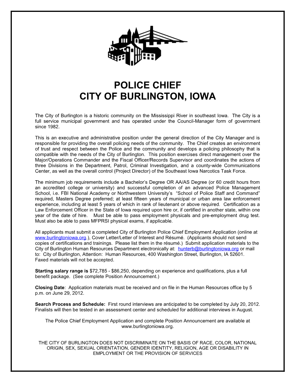 City of Burlington, Iowa