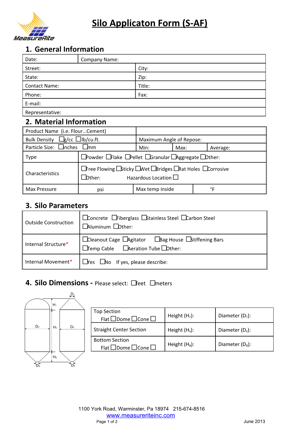 3Dlevelscanner Application Data Sheet