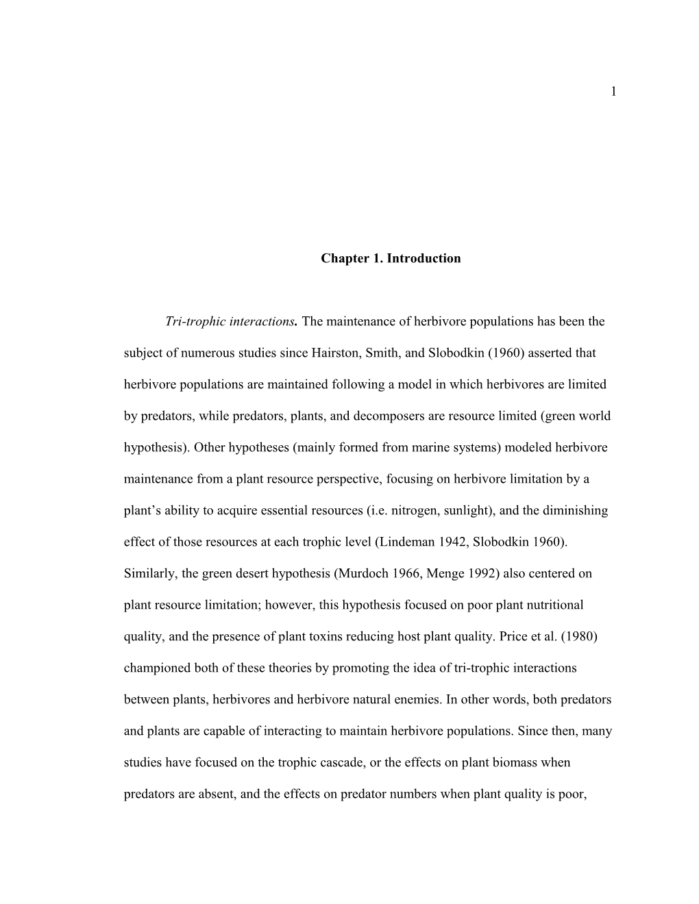 Variation in Plant Chemical Defense and the Physiological Response of Specialist and Generalist