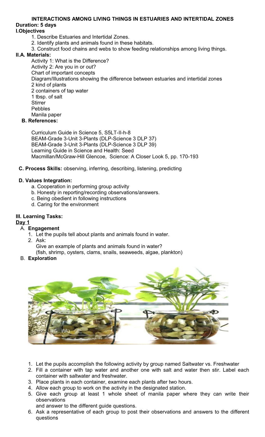 Interactions Among Living Things in Estuaries and Intertidal Zones