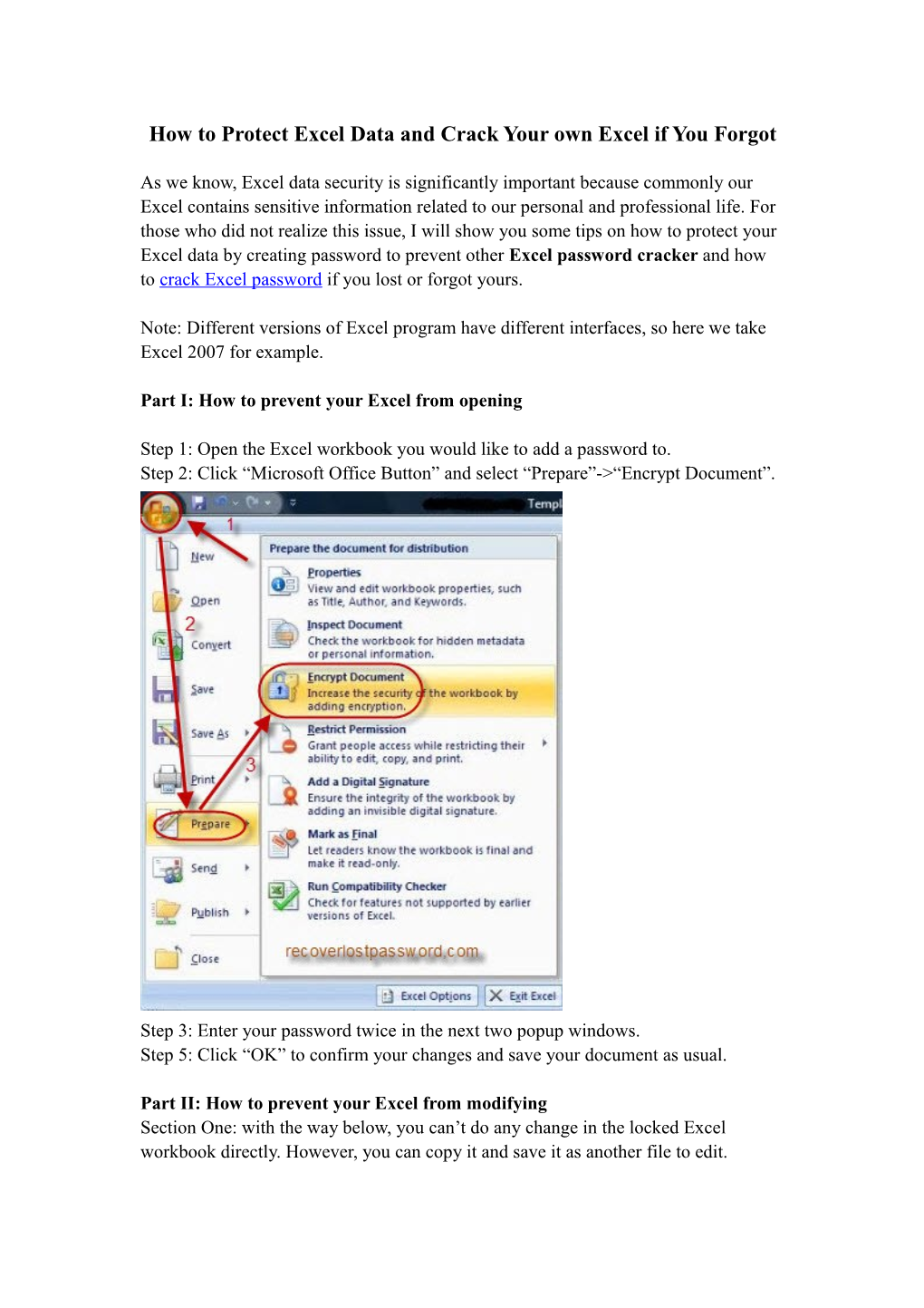 How to Protect Excel Data and Crack Your Own Excel If You Forgot