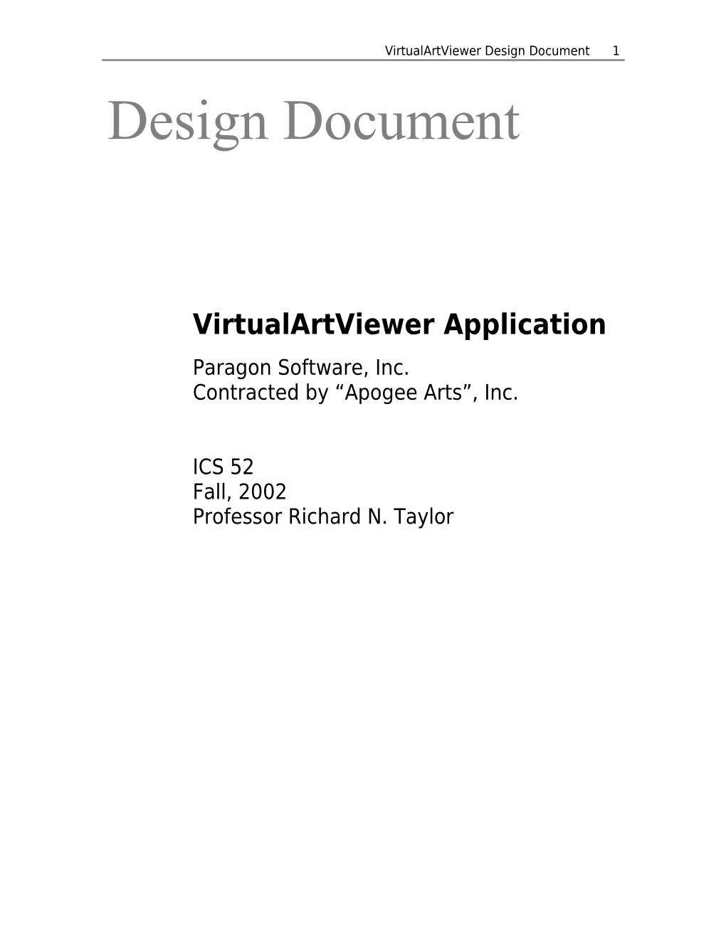 Virtualartviewer Application