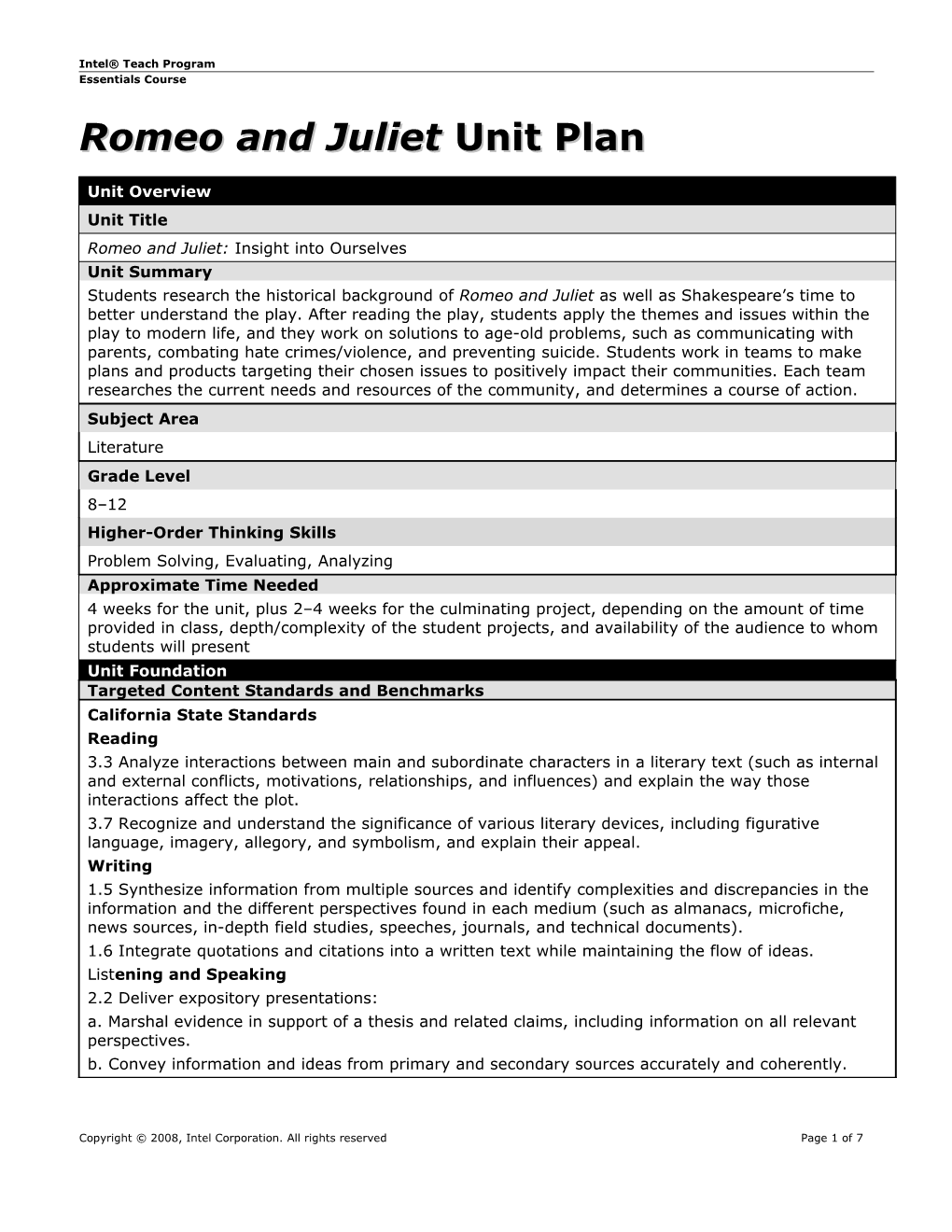 Unit Plan Template s38