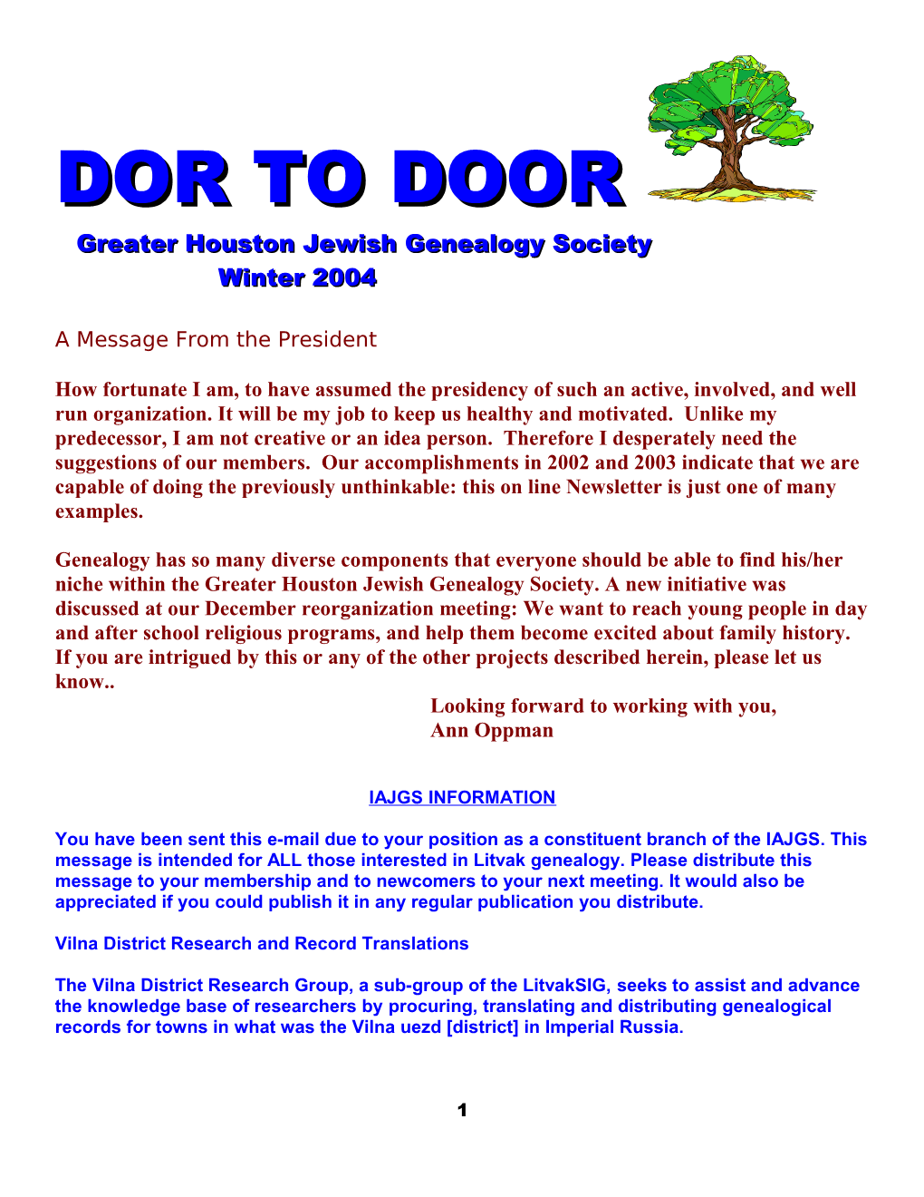 Door to Dor