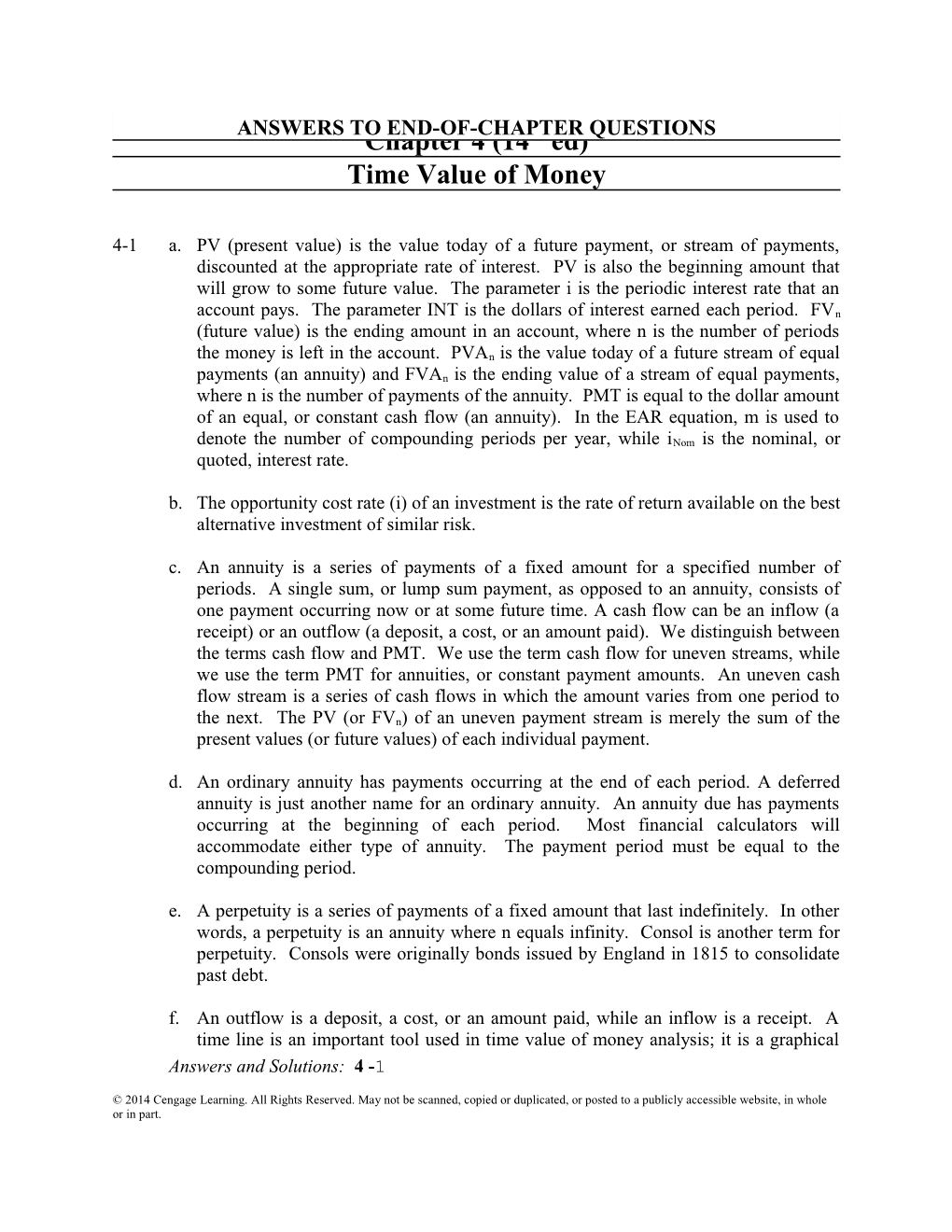 Answers to End-Of-Chapter Questions s1