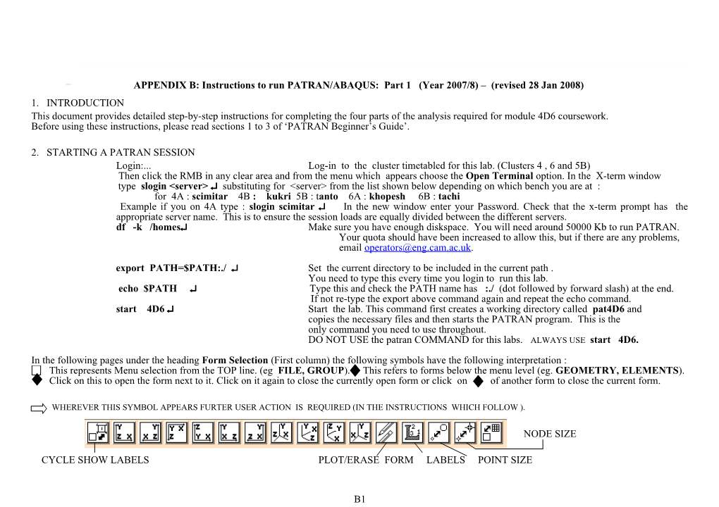 Form Selectionaction / Object / Methodinput Datanotes