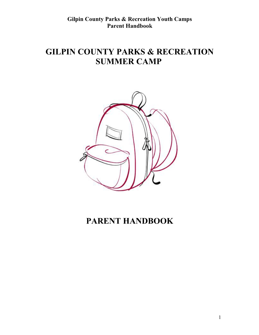 Gilpin County Parks & Recreation Youth Camps