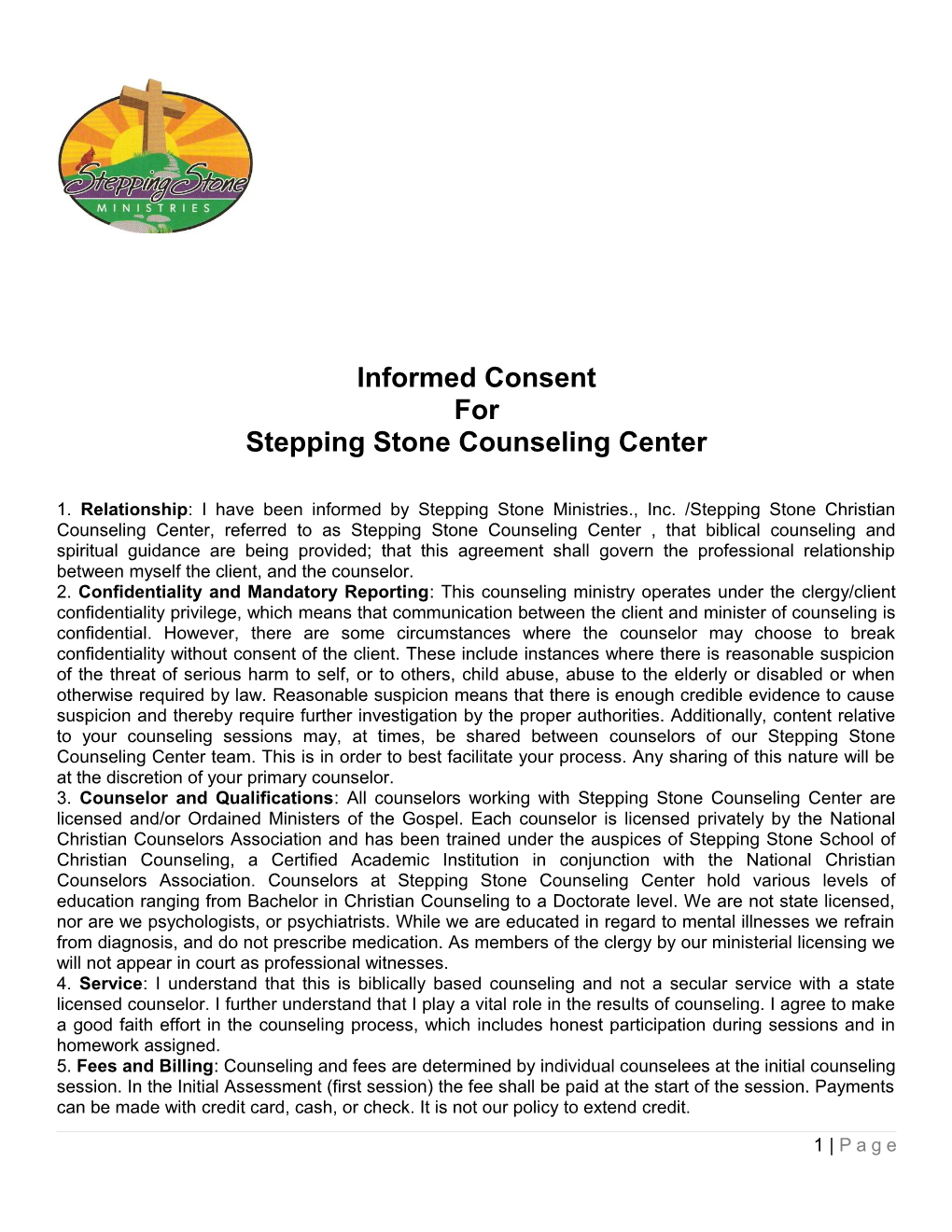 Stepping Stone Counseling Center