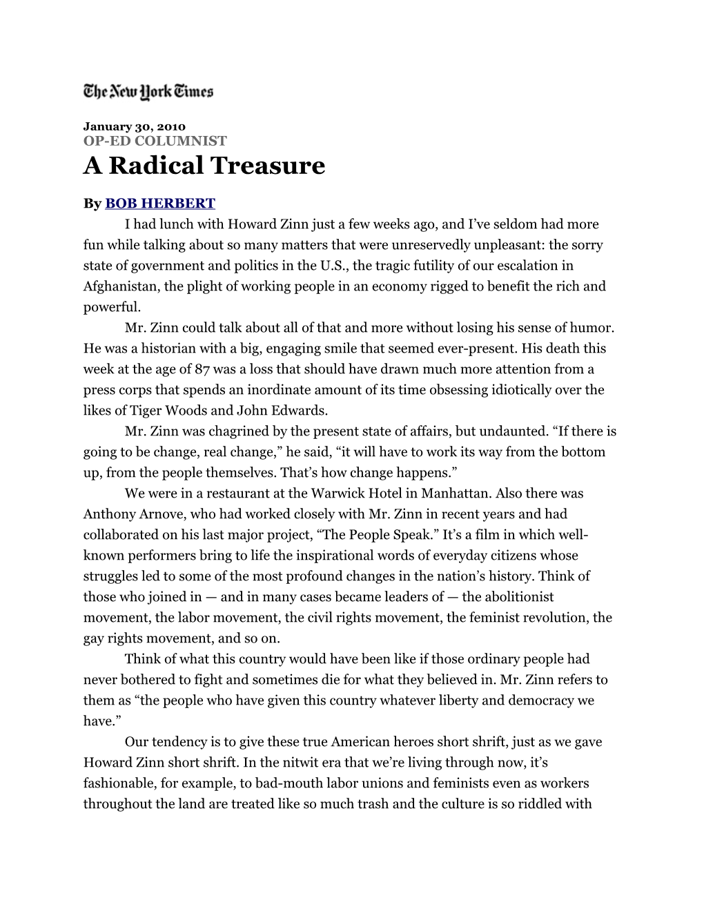 A Radical Treasure