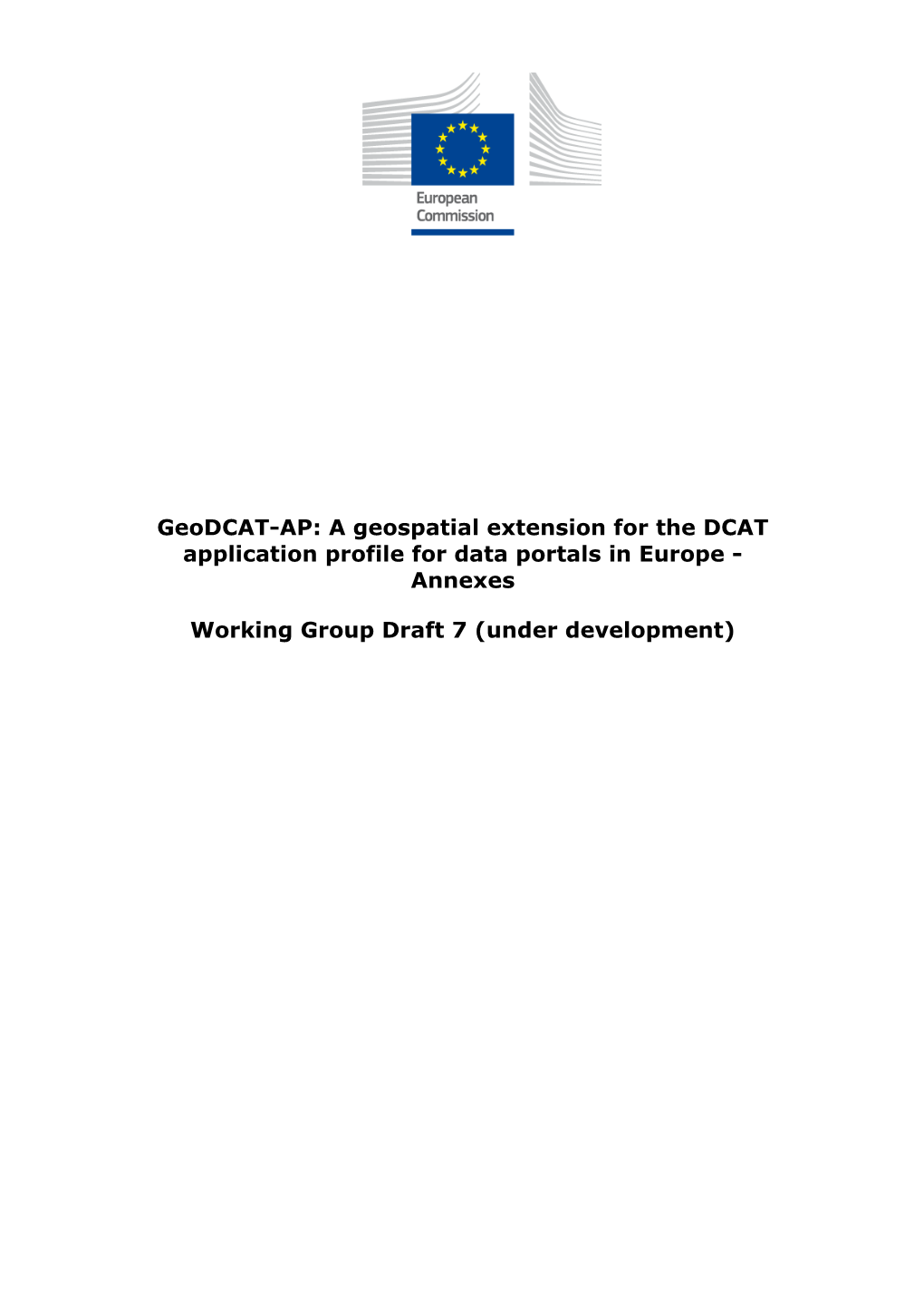 Geodcat-AP: a Geospatial Extension for the DCAT Application Profile for Data Portals In