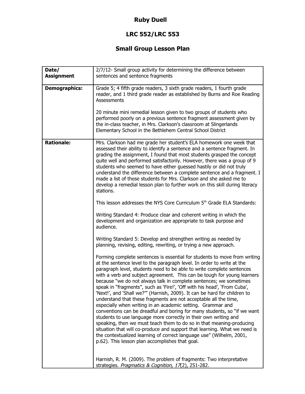 Guided Reading Lesson Plan s1