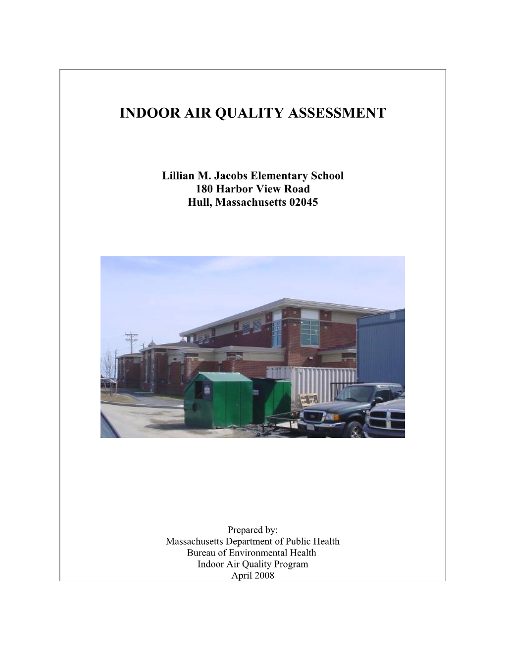 1. the Anonymous Complaint Alledgedpossible Carbon Monoxide Contamination in the School