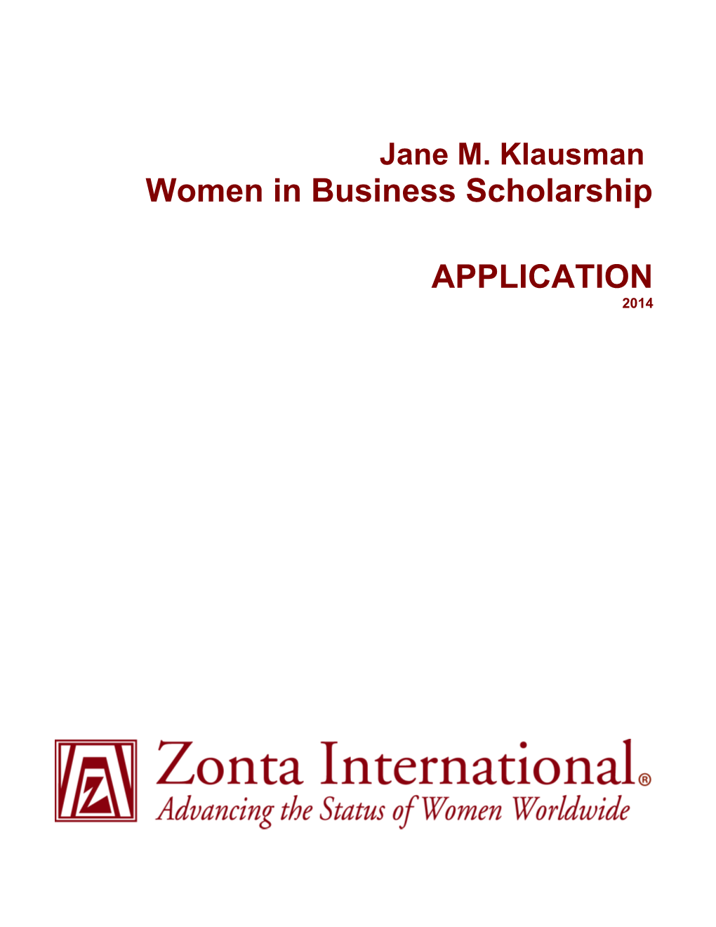 A Zonta International Program, Funded Through the Zonta International Foundation s2