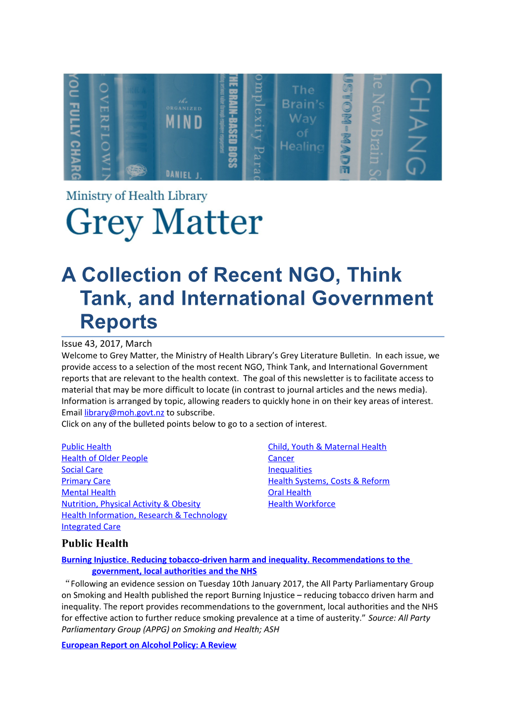 Grey Matter, Issue 43, March 2017