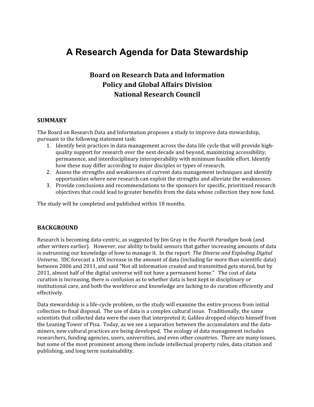 A Research Agenda for Data Stewardship