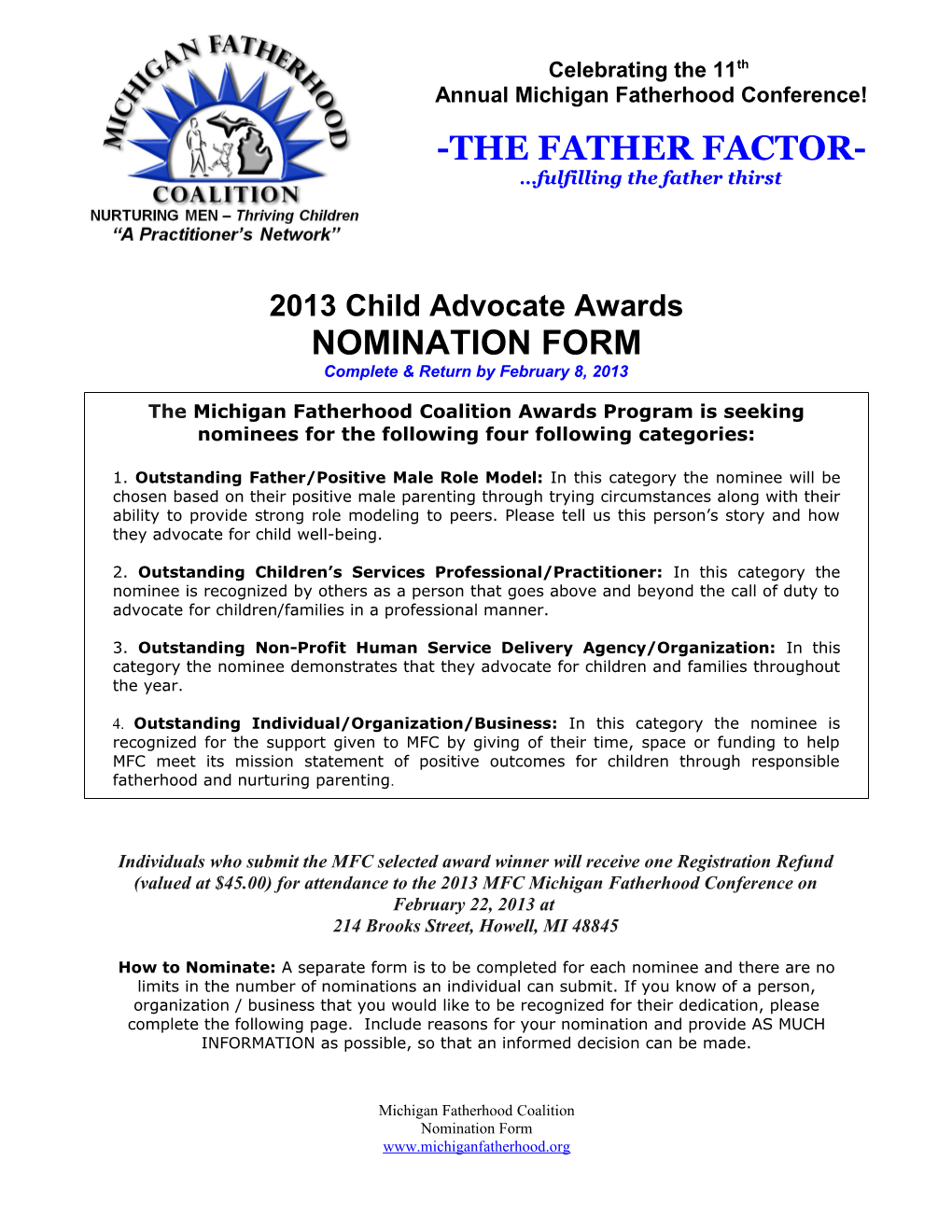2013 Child Advocate Awards