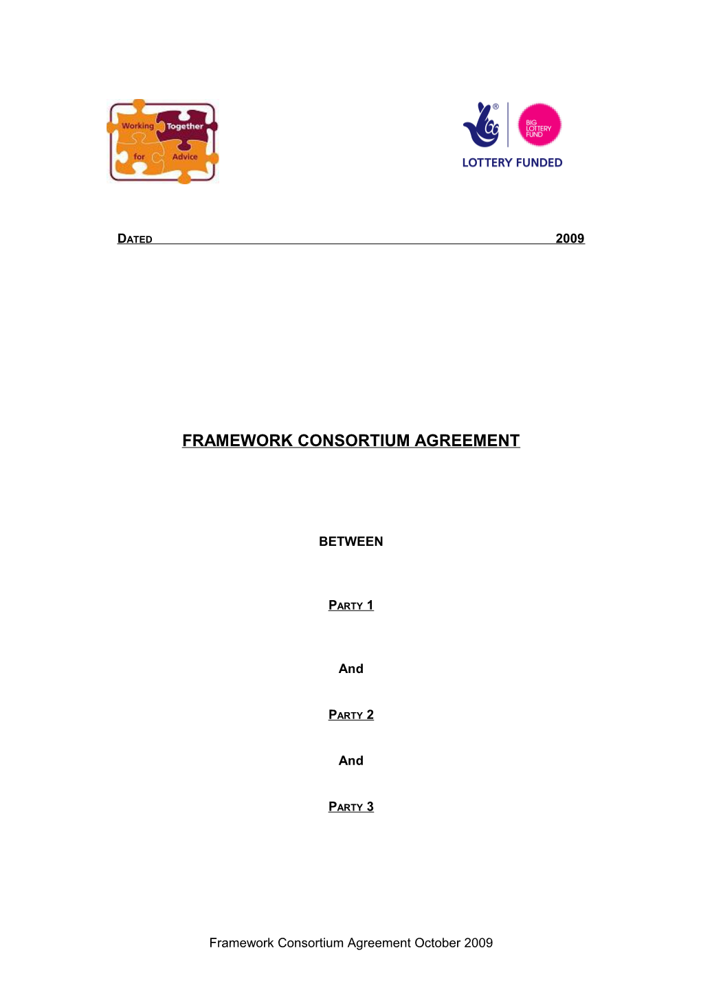 Framework Consortium Agreement