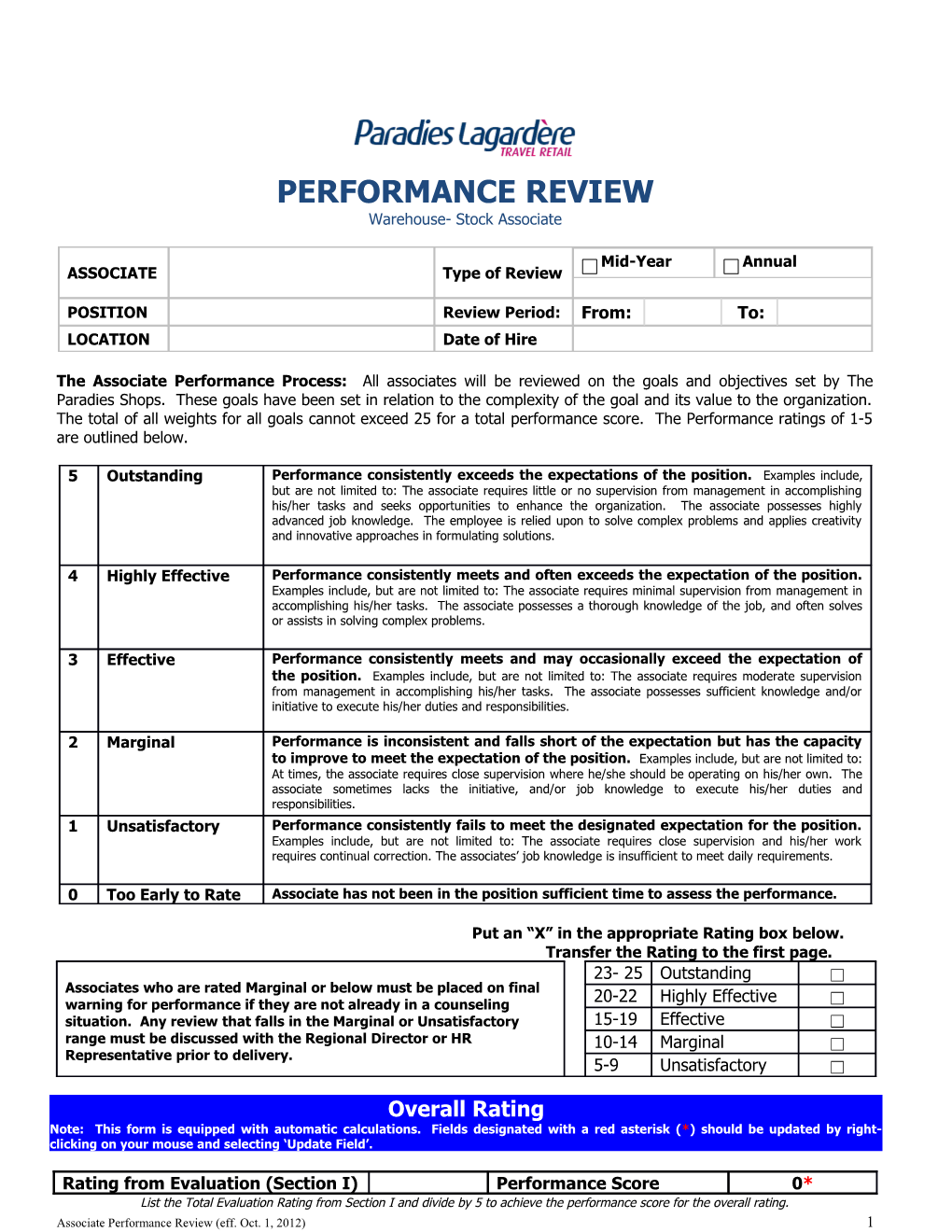 Performance Review