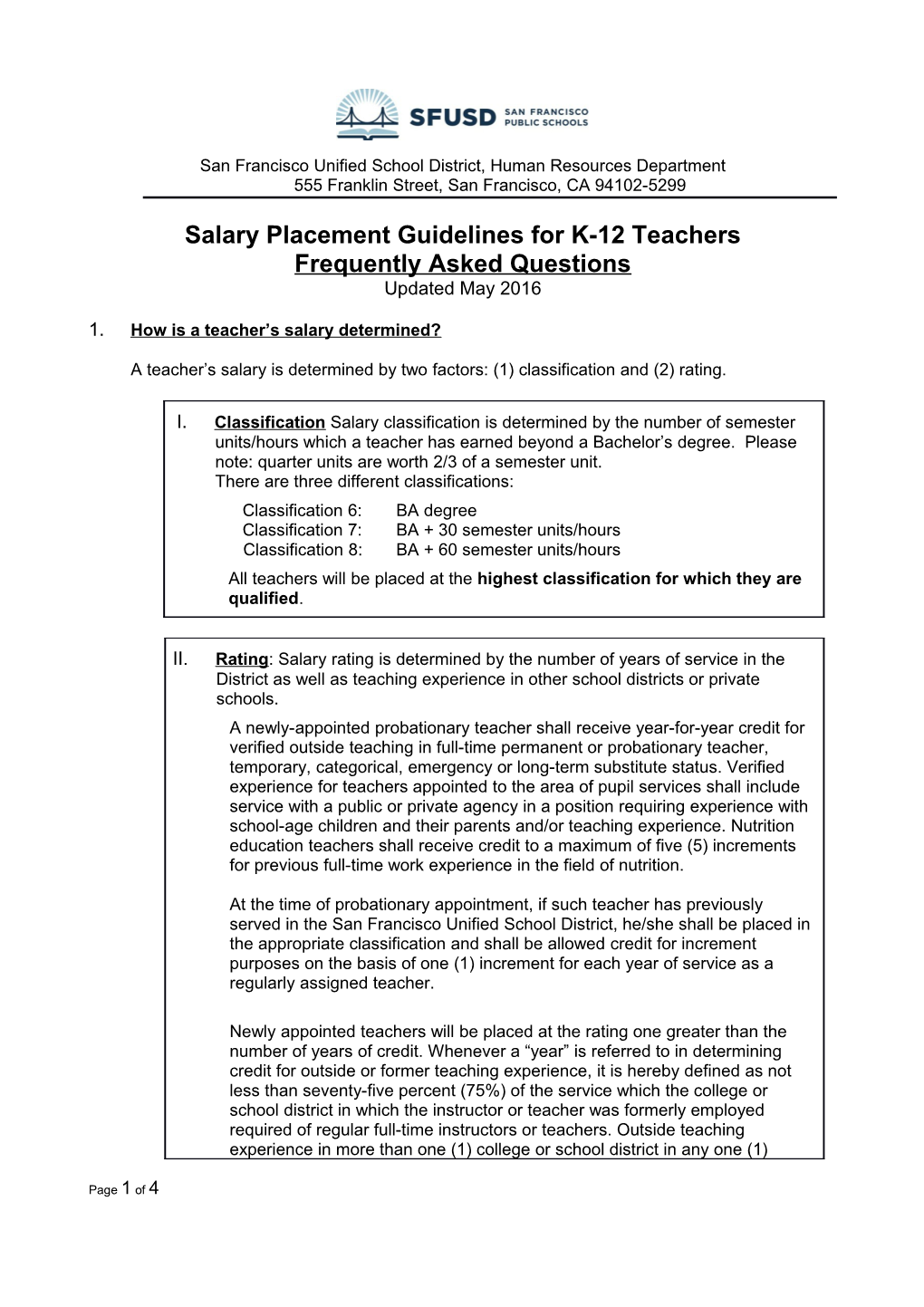 Salary Information Newly Hired Teachers