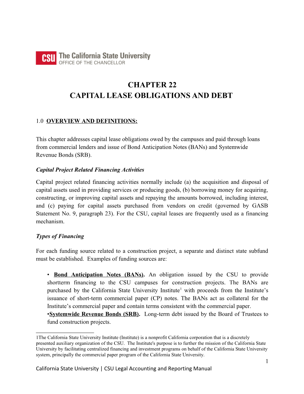 Capital Lease Obligations and Debt