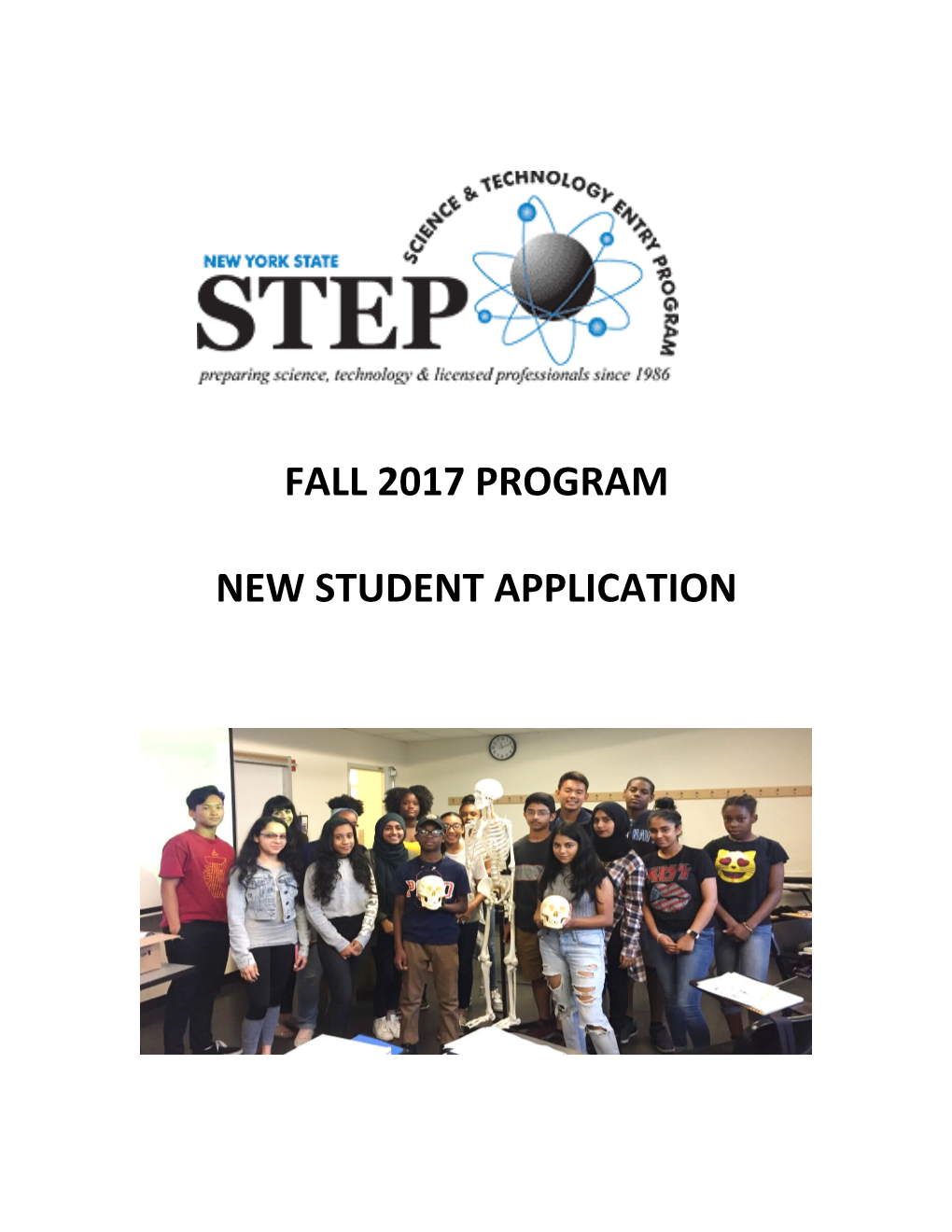 New Student Application