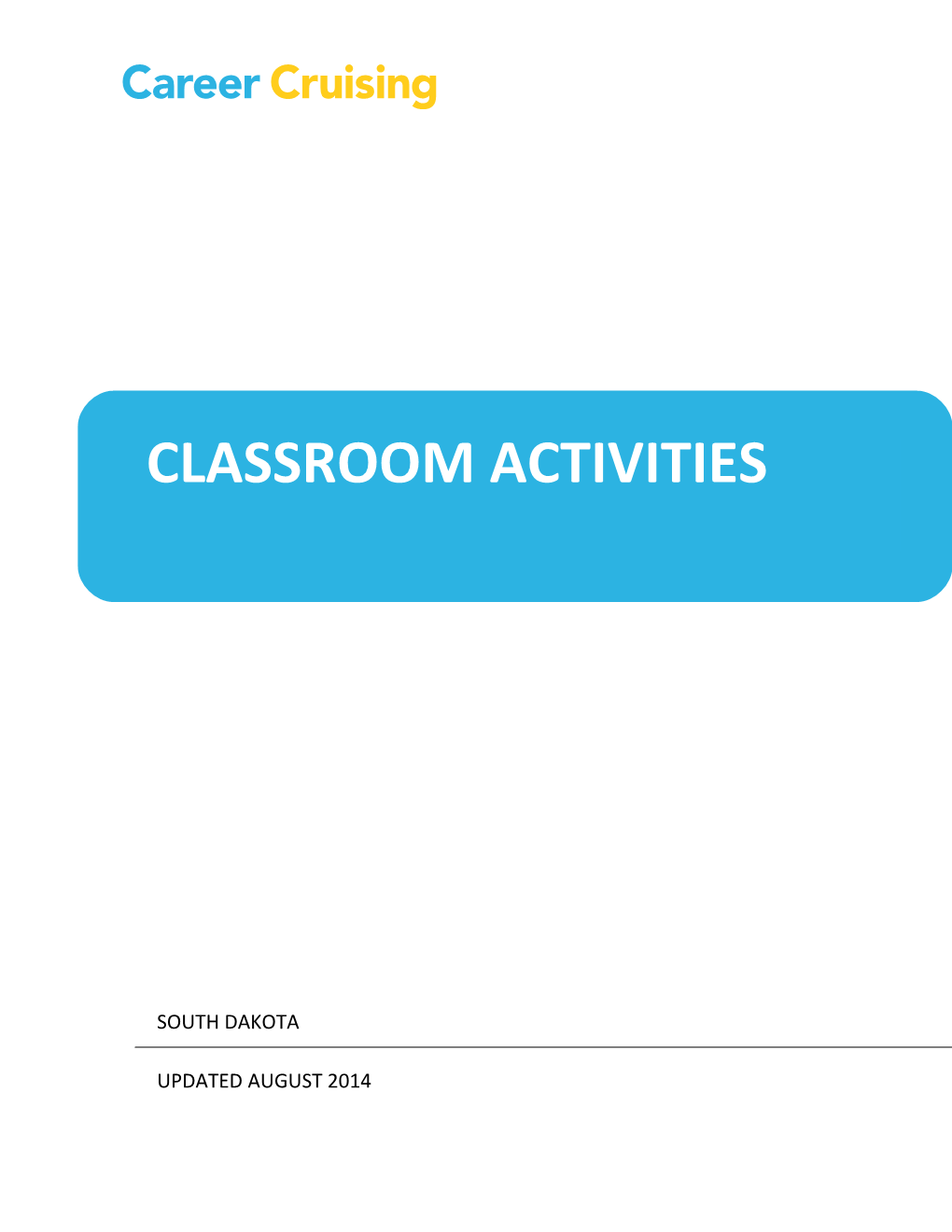 Activity 1: School Subjects and Careers