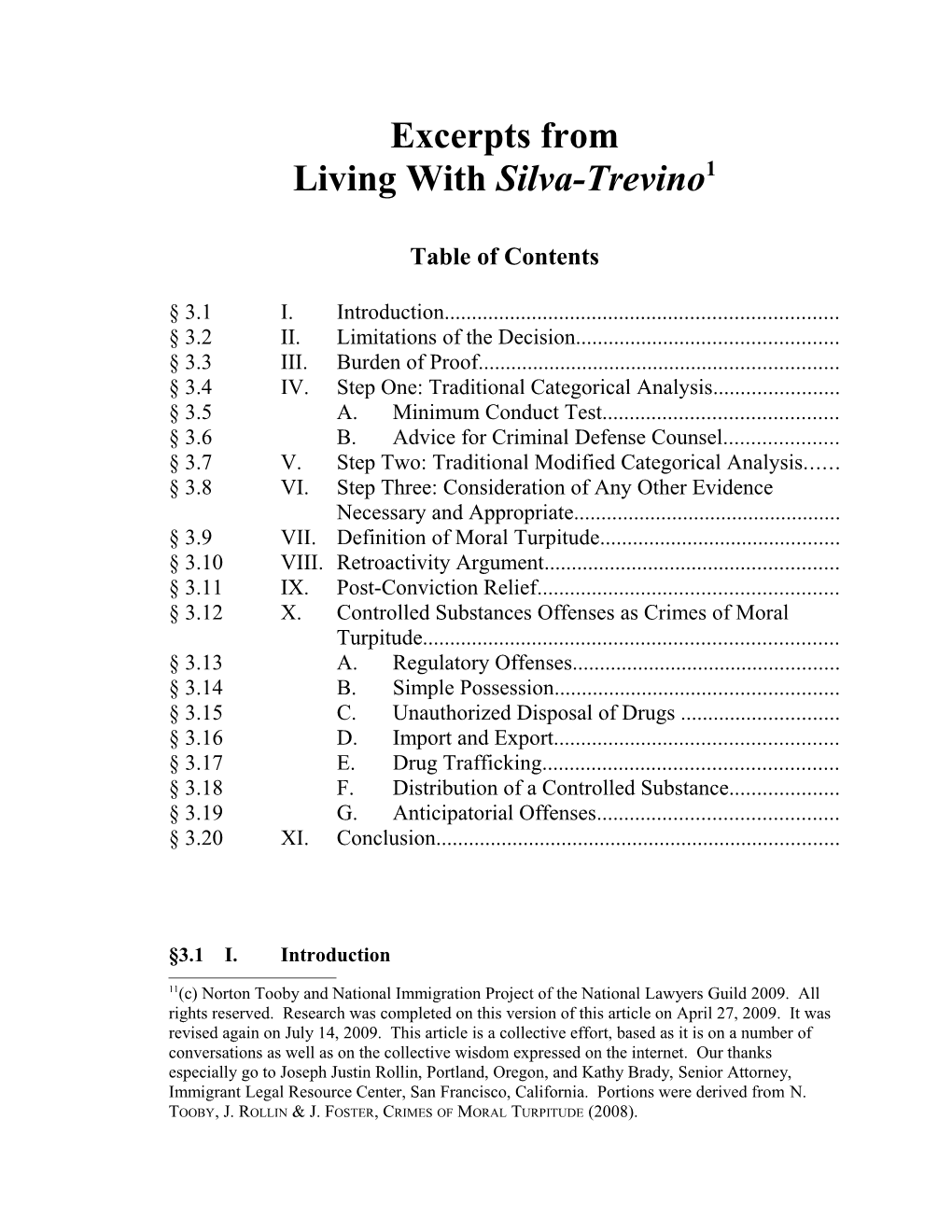 Living with Silva-Trevino 1