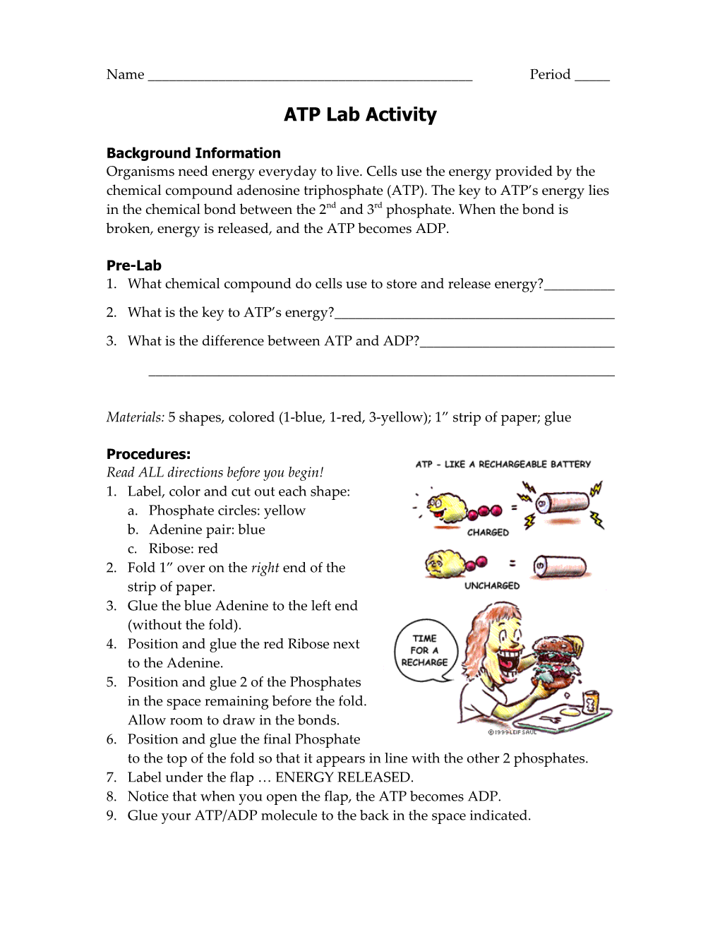 ATP Lab Activity