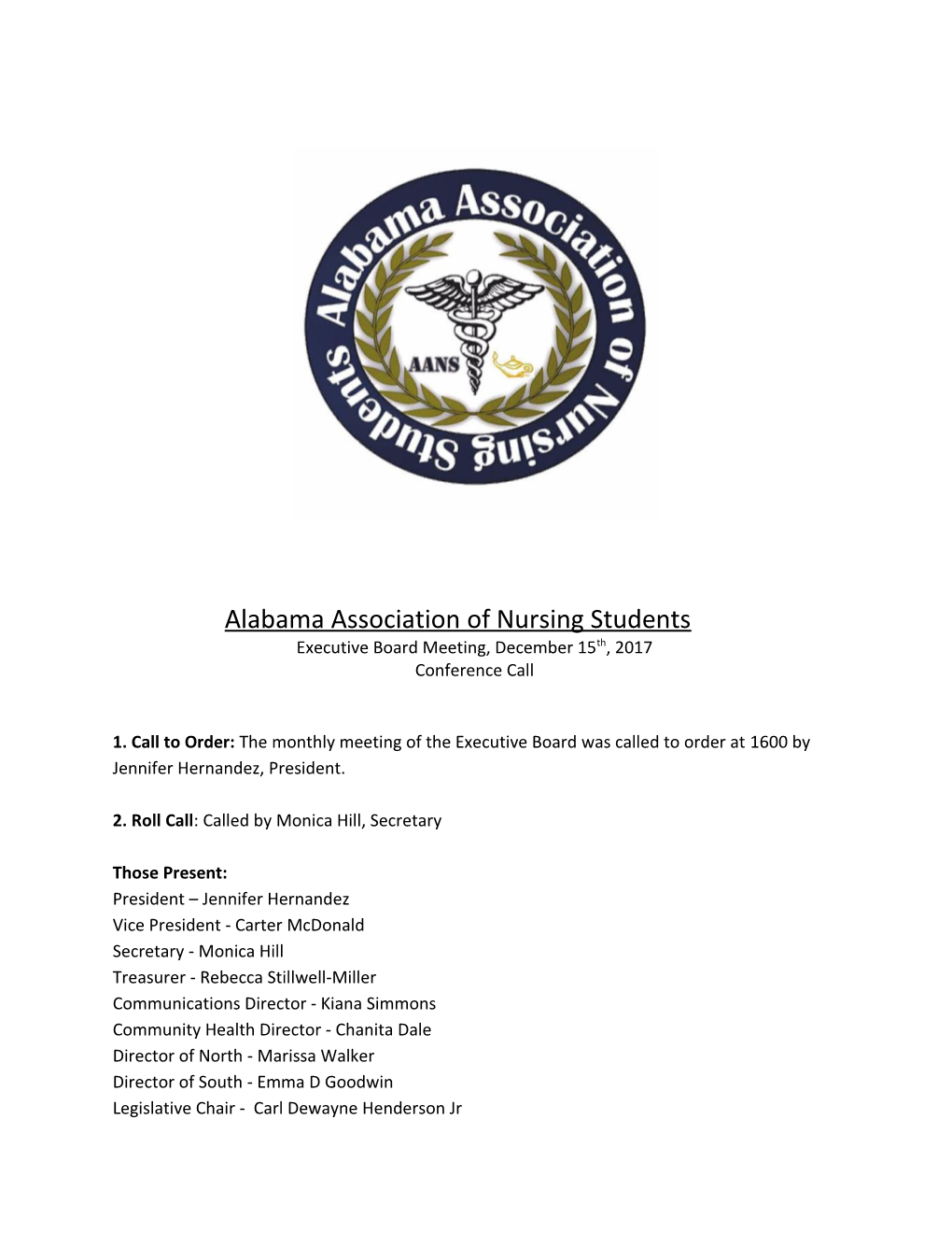Alabama Association of Nursing Students