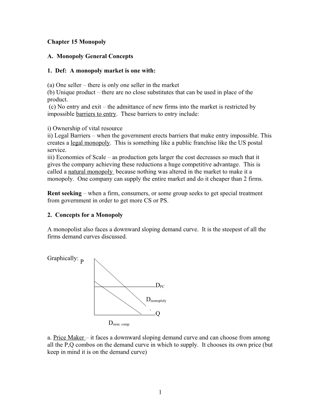 Chapter 12 Monopolistic Competition