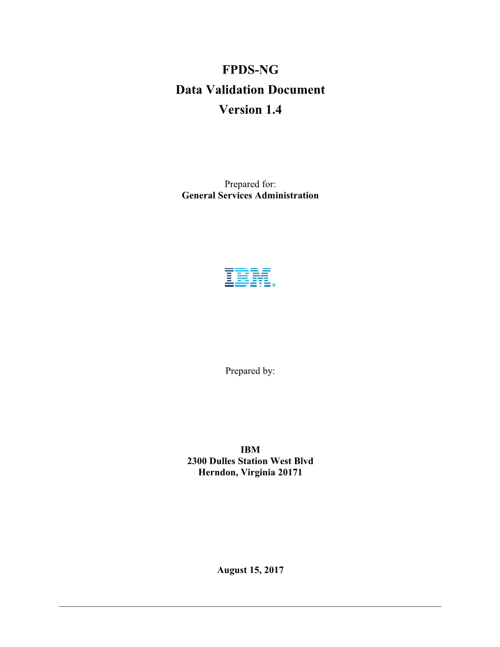 Data Validation Document