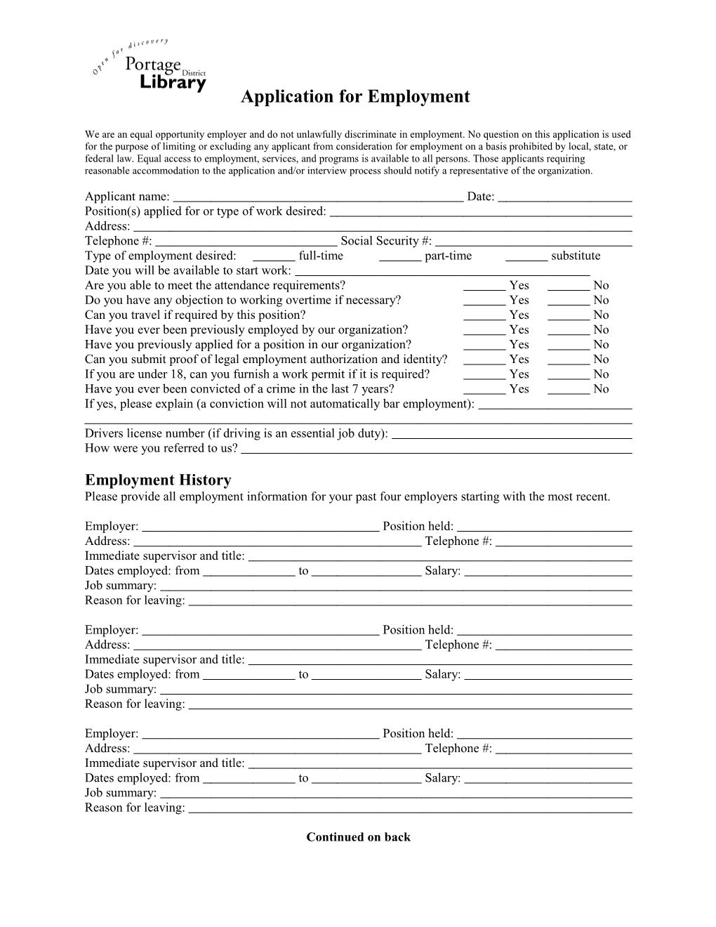 Application for Employment s14