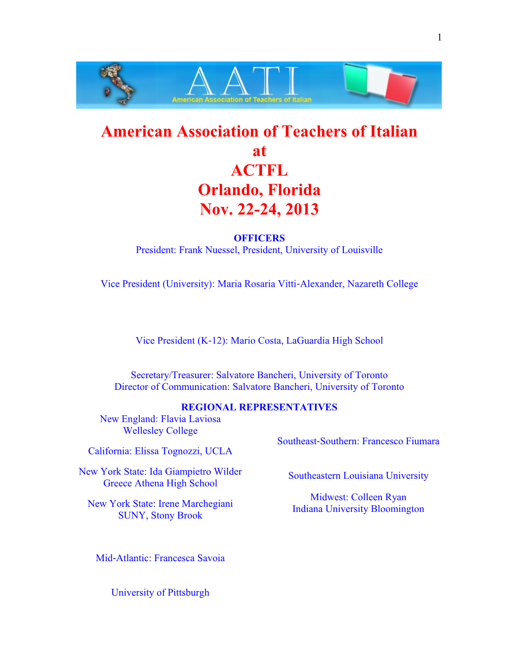 American Association of Teachers of Italian