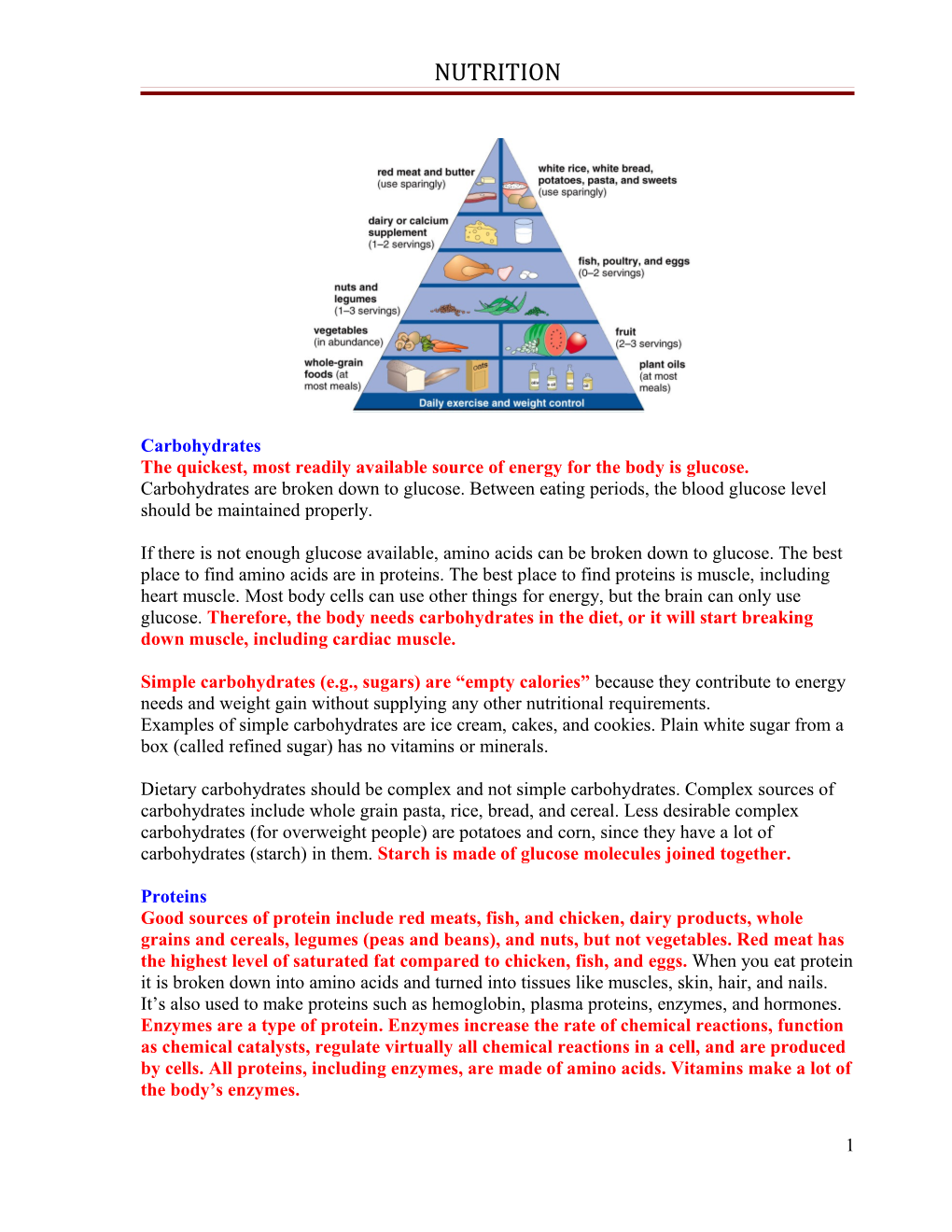 The Quickest, Most Readily Available Source of Energy for the Body Is Glucose. Carbohydrates